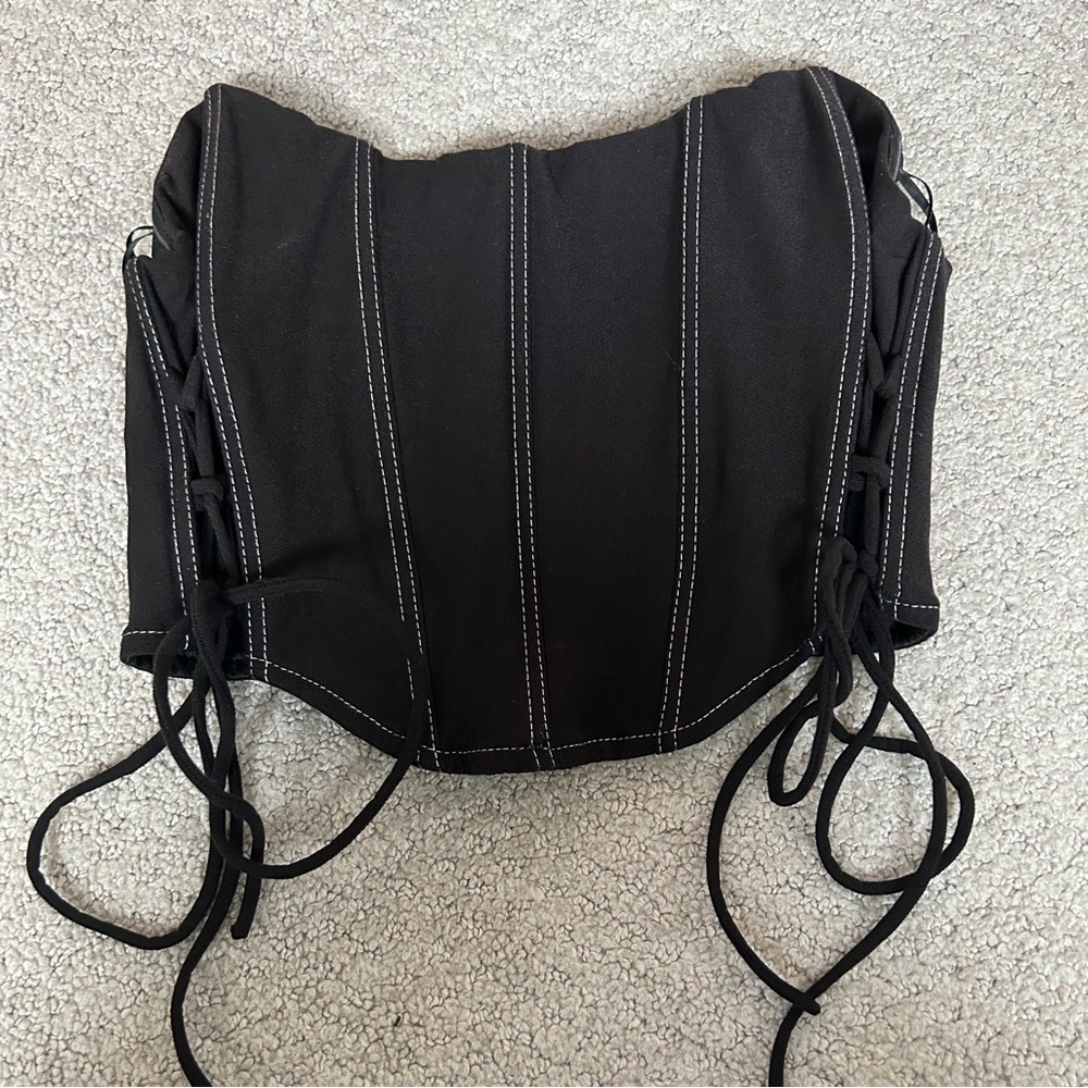 Used Black Garage Corset